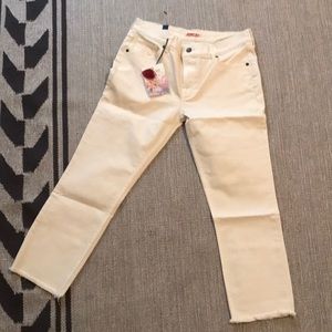 NWT Johnny Was Cropped Boyfriend Jean
